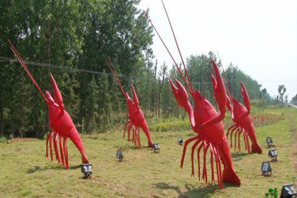 虾群雕塑工艺品